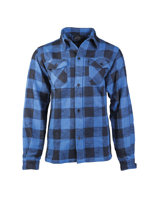 Mil-Tec Holzfällerhemd schwarz/blau