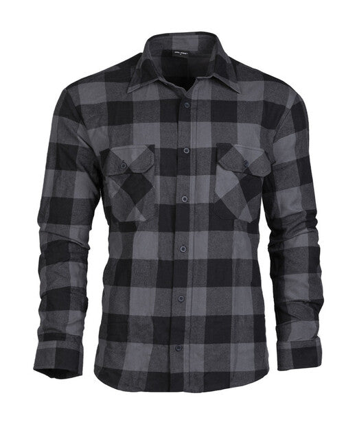 Mil-Tec Flanel Cart Light, schwarz/grau