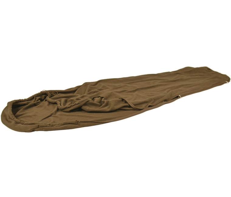 Mil-Tec Fleece Schlafsack-Liner, coyote