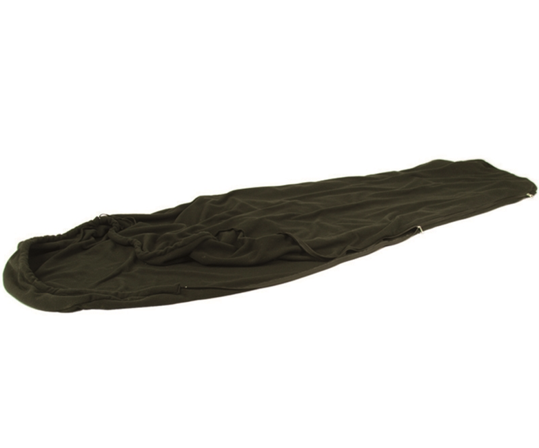 Mil-Tec Fleece Schlafsack-Inlett, olivgrün