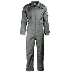Mil-Tec Flight kids' jumpsuit with patches overall, olive