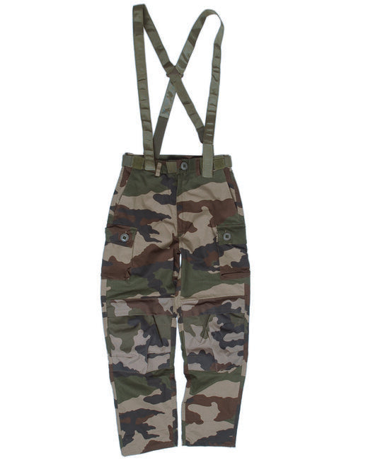 Mil-Tec F4 französische Guerilla Hosen mit Trägern cce tarn