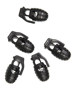 Mil-Tec Handgranate Kordelstopper 10 Stück schwarz