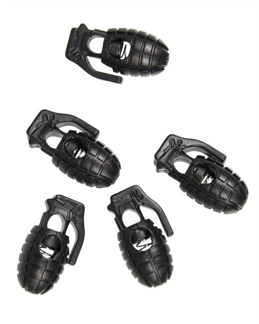 Mil-Tec Handgranate Kordelstopper 10 Stück schwarz