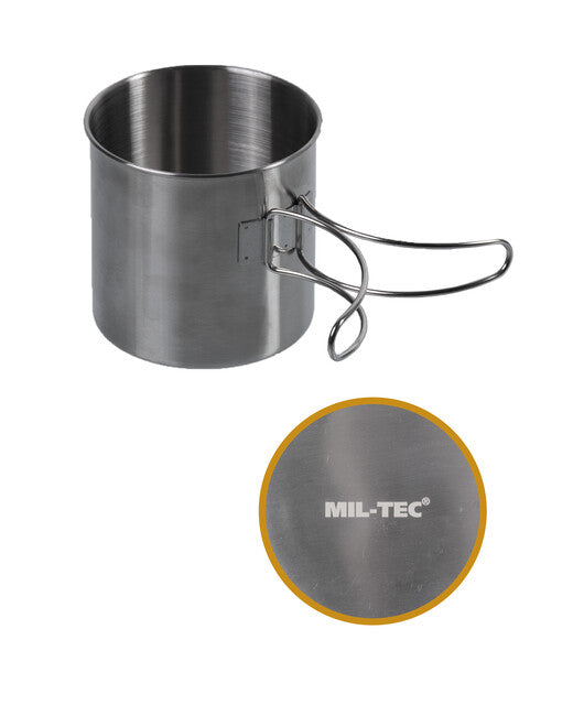 Mil-Tec Becher STAINLESS STEEL Inhalt 800ml