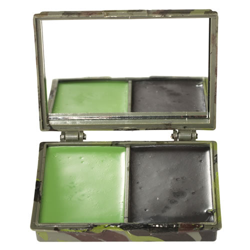 Mil-Tec Camouflage 2 Farben Auf Dem Deckel Mit Hintergrund
