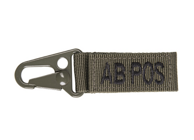 Anhänger mit Blutgruppe