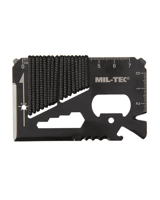 Mil-Tec Überlebenskarte mit ParaCord und Etui