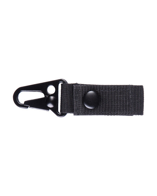 Mil-Tec Schlüsselanhänger mit sogenanntem Karabiner 7 cm schwarz