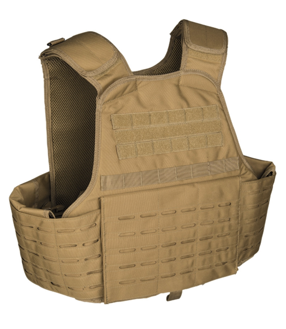 Mil-Tec Laser Cut Carrier ballistischer Plattenträger, coyote