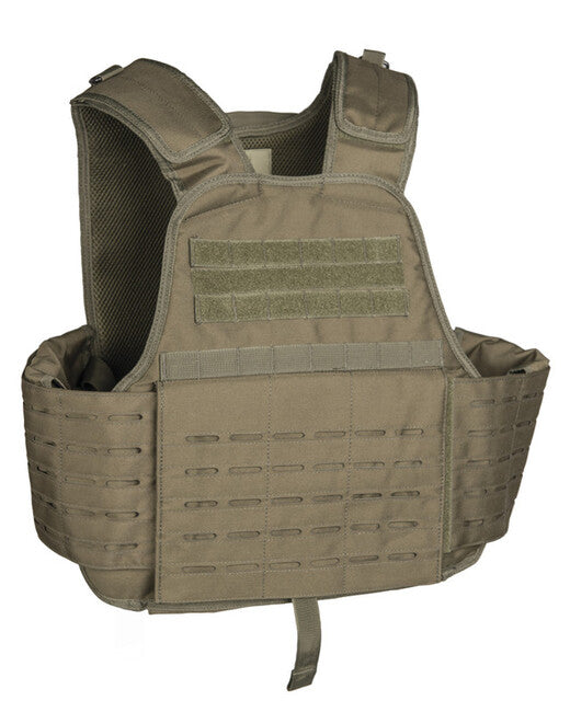 Mil-Tec Laser Cut Carrier ballistischer Plattenträger, oliv