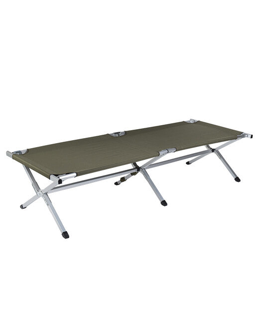 Mil-Tec feldbett us typ alu m.ta.190x65 cm oliv reinforced