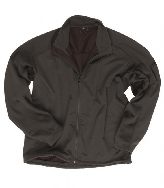 Mil-Tec lite SoftShell Jacke 3-vrstvova lahka schwarz
