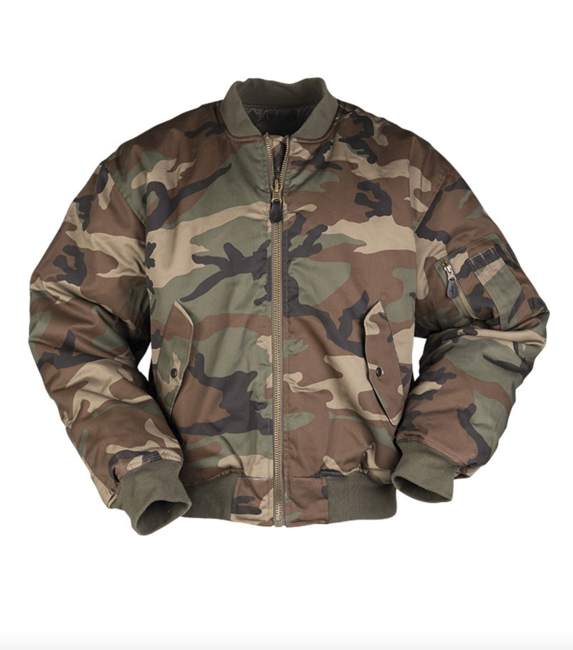 Mil-Tec MA1 Bomber Fliegerjacke, woodland