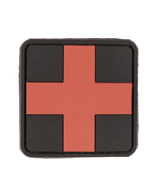 Mil-Tec patch 3d first aid pvc m.klett schwarz lg