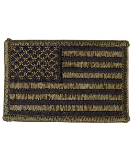 Mil-Tec Aufnäher US Flagge, olivfarben