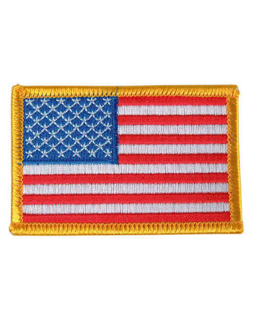 Mil-Tec Aufnäher US Flagge, gelbe Umrandung