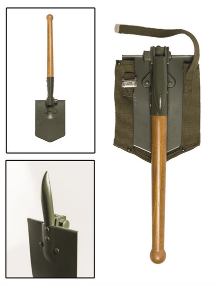 Mil-Tec German Storage Shovel With Bowl