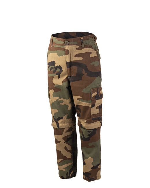 Mil-Tec US BDU ZIP-OFF Hosen kinder woodland