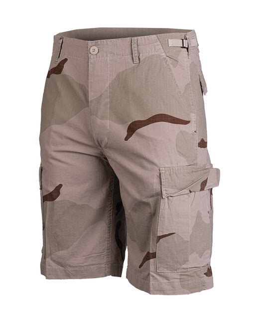 Mil-Tec Hose kurz US typ BDU rip-stop predprane 3col. desert