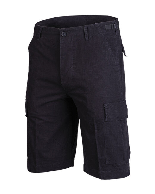 Mil-Tec Hose kurz US typ BDU rip-stop predprane, schwarz