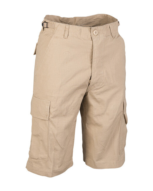 Mil-Tec Hose kurz US typ BDU rip-stop predprane khaki