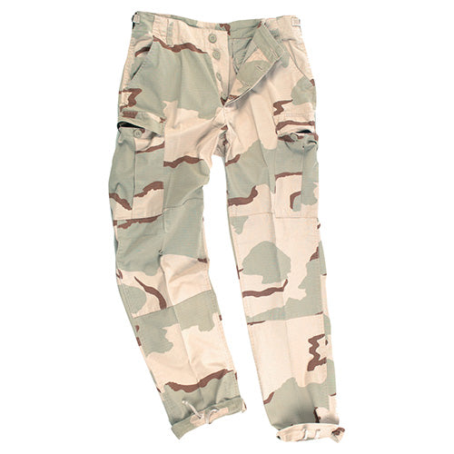 Mil-Tec US BDU Hosen Feld rip-stop 3col. desert