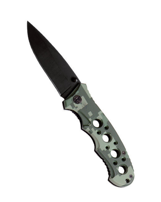 Mil-Tec ACU DIGITAL Messer klappbar schwarze Klinge vielloch