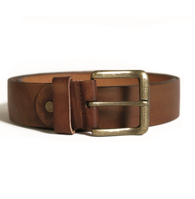 Mil-Tec Ledergürtel 4cm, braun