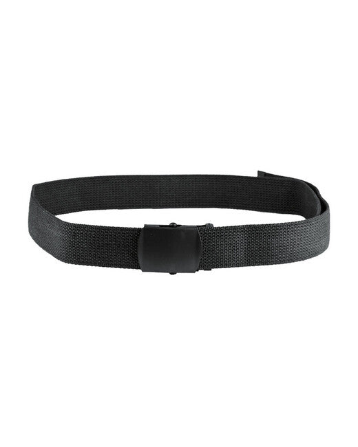 Mil-Tec Gürtel US mit schwarzer Schnalle 38mm, schwarz
