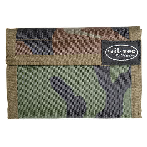 Mil-Tec Geldbörse mit Klettverschluss, woodland