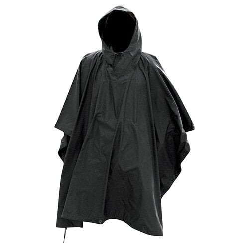 Mil-Tec Poncho US rip-stop, schwarz