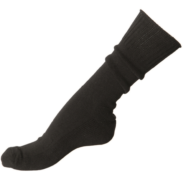 Mil-Tec Socken - podkolienky US frote 1 par, schwarz