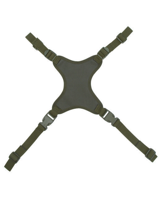 Mil-Tec Gurte BW zur Befestigung des Helms am Rucksack olivfarben