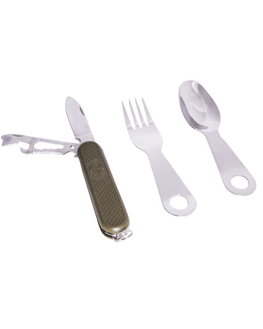 Mil-Tec essbesteck m.taschenmesser