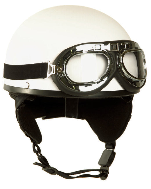 Mil-Tec helm halbschale weiss