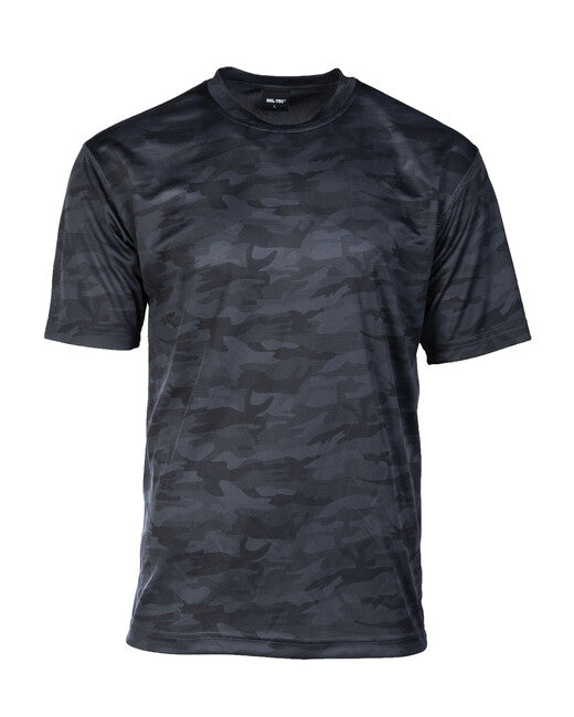 Mil-Tec Schnelltrocknendes T-shirt, dark camo