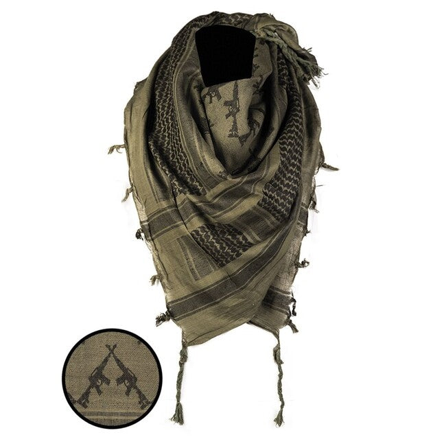 Mil-Tec SEMAGH Halstuch Halstuch, OLIVE/ SCHWARZ