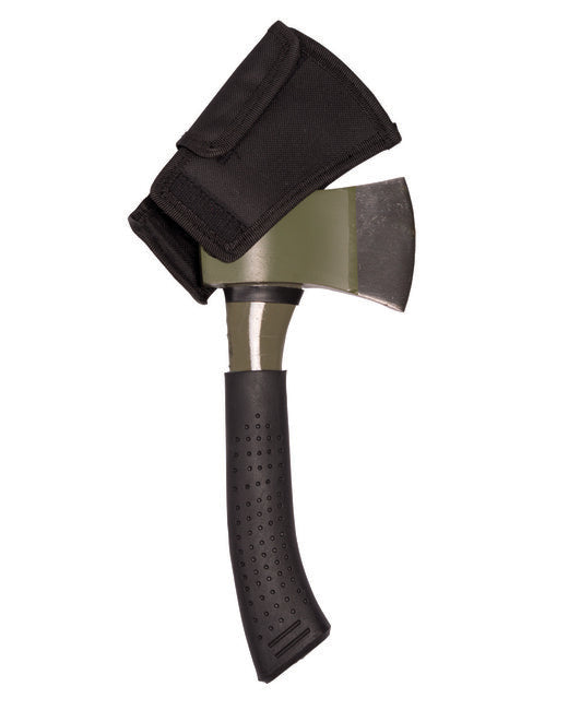 Mil-Tec SURVIVAL Axt Ganzmetall mit Nylon.Hülle olivfarben