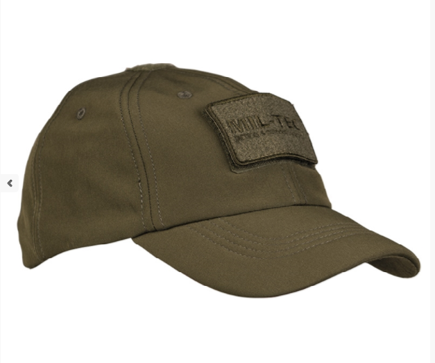 Mil-Tec Baseballcap Softshell, oliv
