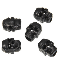 Mil-Tec Kordelstopper Skull, 10 Stück, schwarz