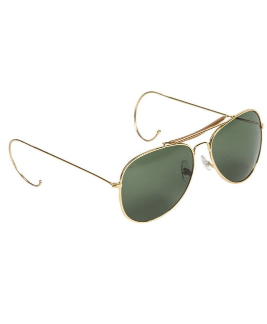 Mil-Tec Air Force Sonnenbrille mit Etui, dunkelgrün