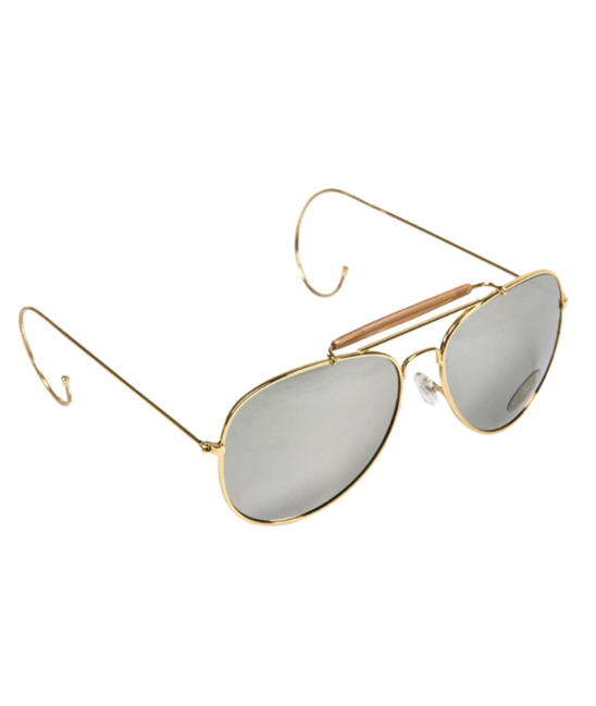 Mil-Tec Air Force Sonnenbrille mit Etui, verspiegelt