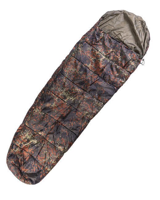 Mil-Tec COMMANDO Schlafsack mit Hülle flecktarn