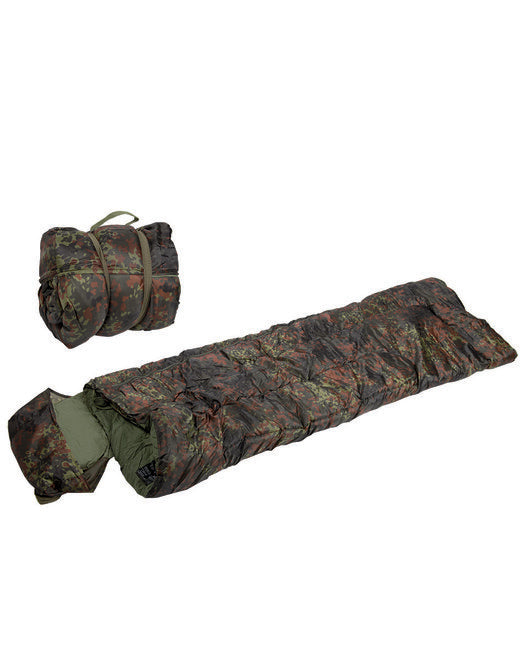 Mil-Tec Pilot schlafsack flecktarn
