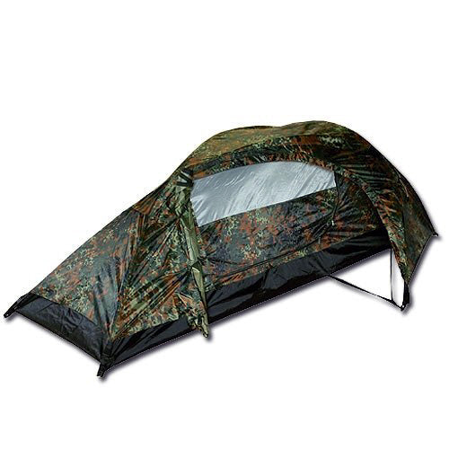 Mil-Tec Recom einmannzelt flecktarn