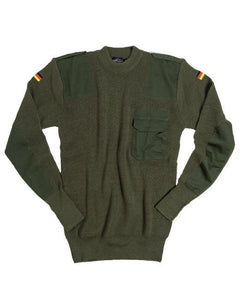 Mil-Tec BW Sweater with Pocket, Olive