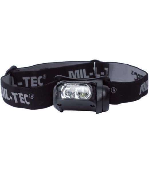 Mil-Tec kopflampe led 4-farbig schwarz