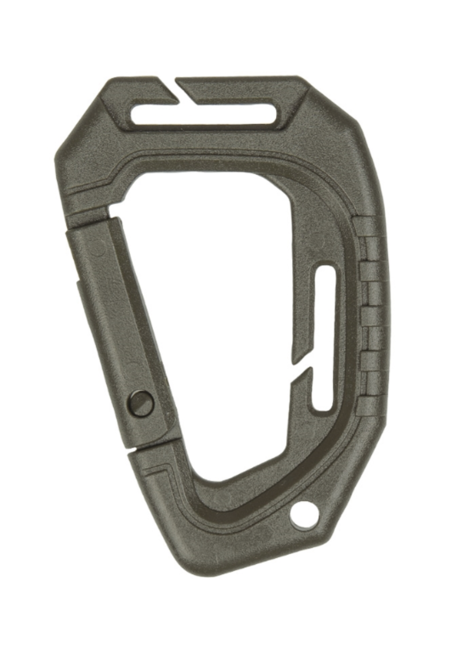 Mil-Tec taktischer MOLLE-Kunststoffkarabiner oliv 2 Stück