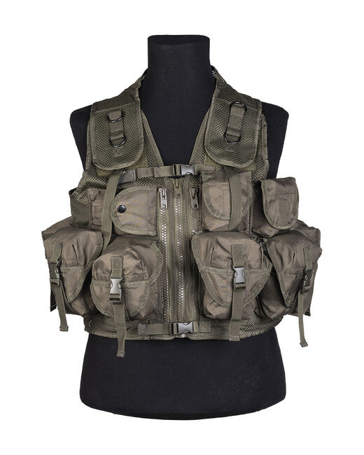 Mil-Tec Einsatzweste tactical (9 ta.)oliv